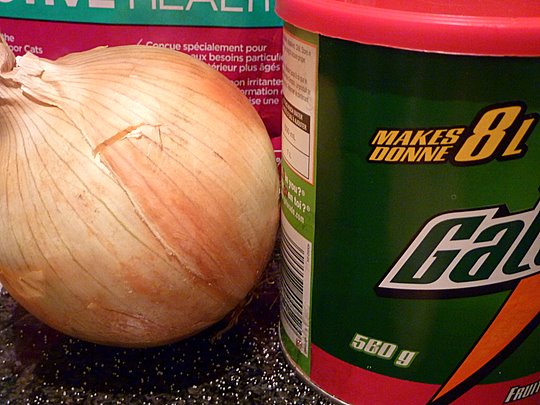 gatorade con cebolla
