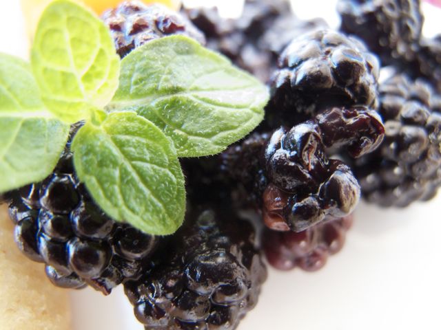 moras con menta