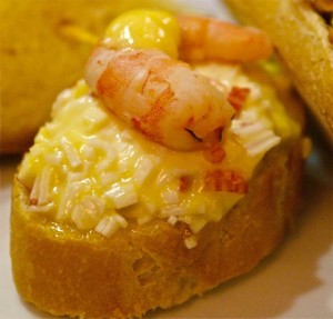 pintxo de camarón