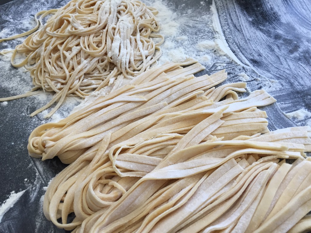 spaghetti y tagliatelle